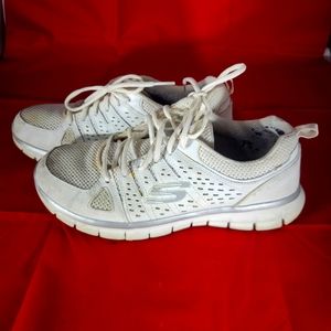 Skechers Lite-Weight white 11963 Shoes Size 8